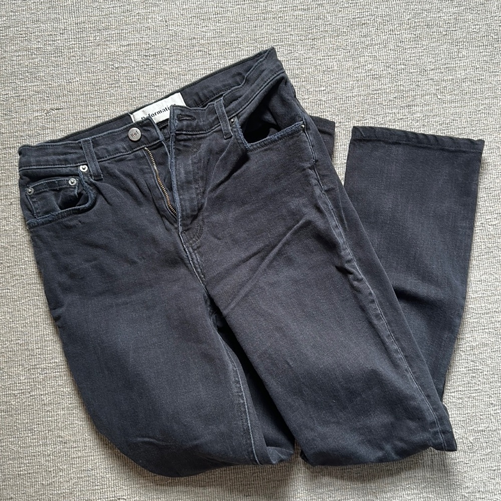 Reformation Liza High Straight Jeans